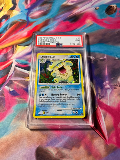 Ludicolo Holo Diamond & Pearl Secret Wonders PSA 9 Pokemon Card | Cheeses Treasures Ludicolo Holo Diamond & Pearl Secret Wonders PSA 9 Pokemon Card | Cheeses Treasures
