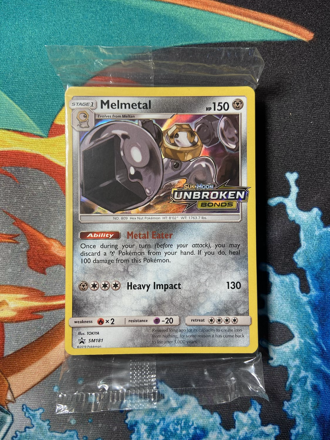 Melmetal Sun And Moon Unbroken Bonds Sealed Pokemon Prerelease Pack