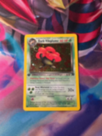 Team Rocket 1st Edition 13/82 Dark Vileplume Holo Pokemon Card