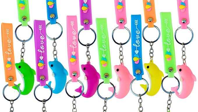 Dolphin Keychains for Kids