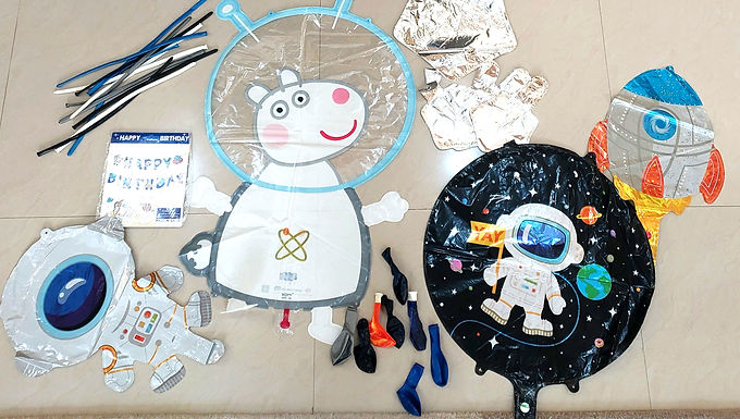 Space Theme Birthday Decoration Full Set