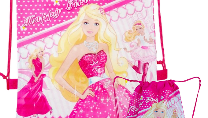 Barbie Girl Non-Woven Drawstring Bags