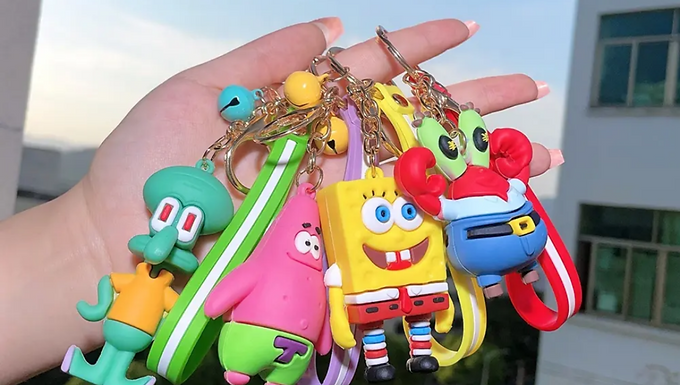 Sponge Bob Character Keychains