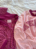 Thumbnail: Raspberry Gingham Pajama Set