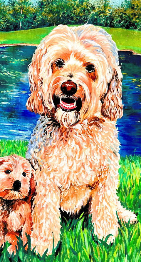Pet Portrait Painting