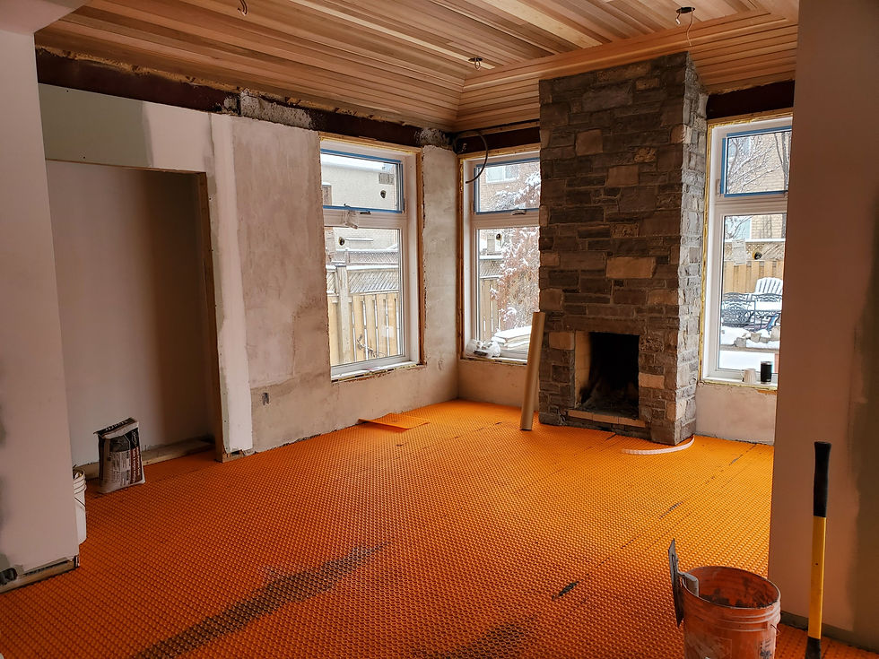 EBH Home Design - Herringbone Pattern Tiles - Bolton Ontario Canada