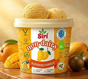 Alphonso Mango Millet Vegan Ice Cream (100ml)