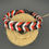 Thumbnail: Handwoven Paracord Bracelet -Red, Black & White Braided Survival-Style Wristband
