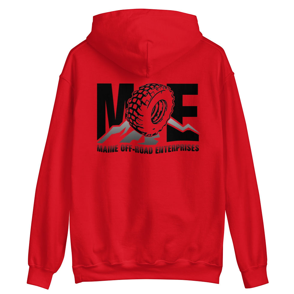 Thumbnail: Unisex Black MOE logo Hoodie