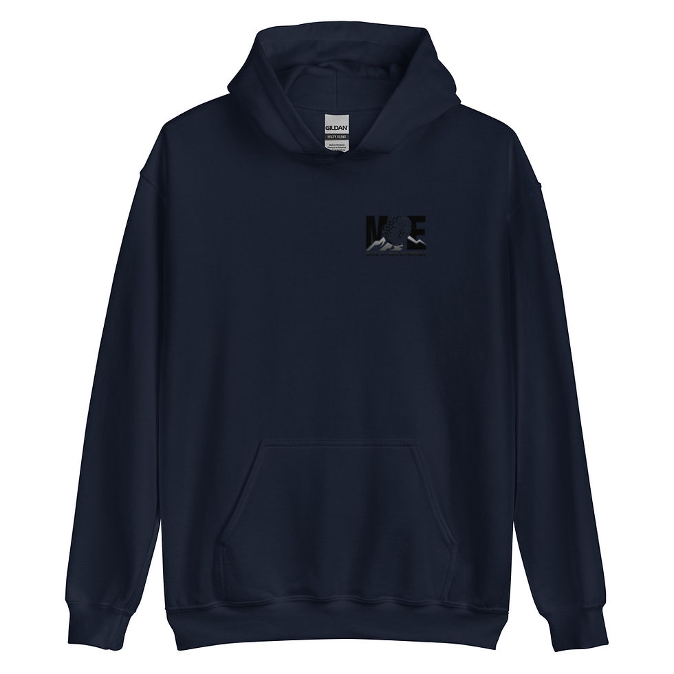 Thumbnail: Unisex Black MOE logo Hoodie