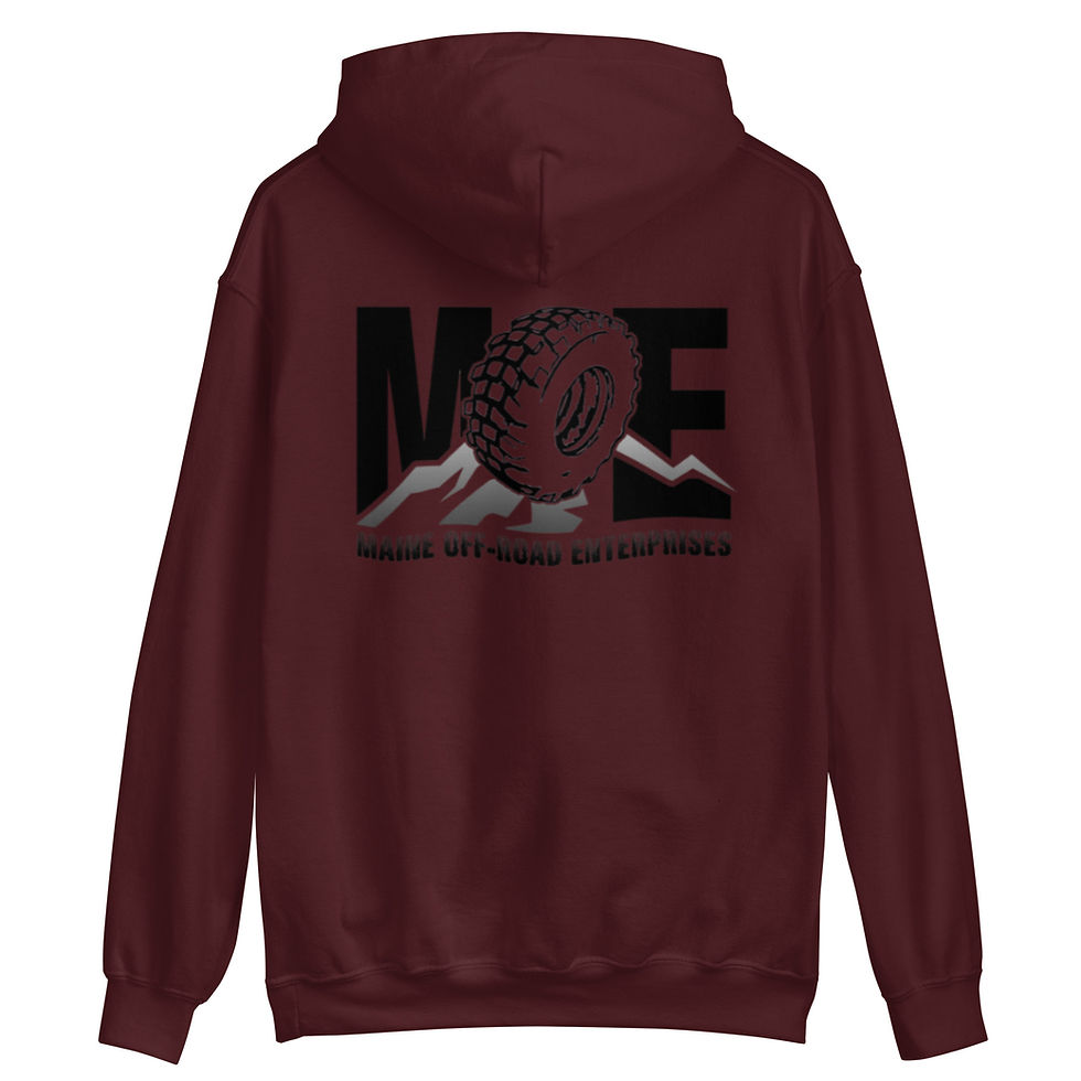 Thumbnail: Unisex Black MOE logo Hoodie