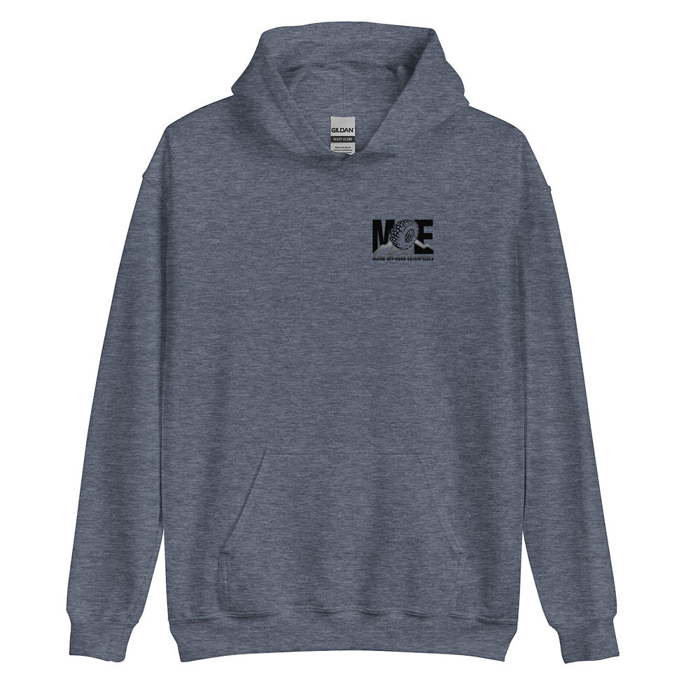Thumbnail: Unisex Black MOE logo Hoodie