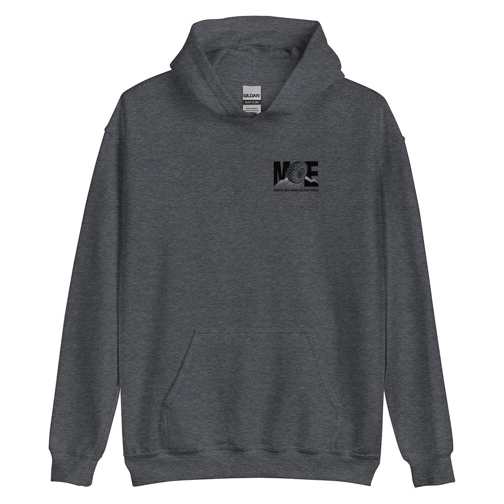 Thumbnail: Unisex Black MOE logo Hoodie
