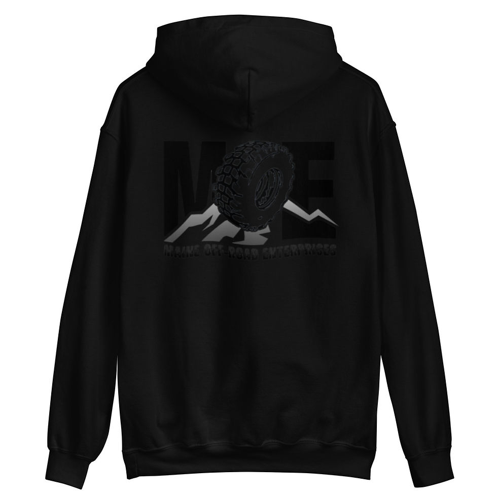 Thumbnail: Unisex Black MOE logo Hoodie