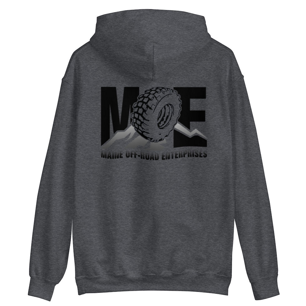 Thumbnail: Unisex Black MOE logo Hoodie