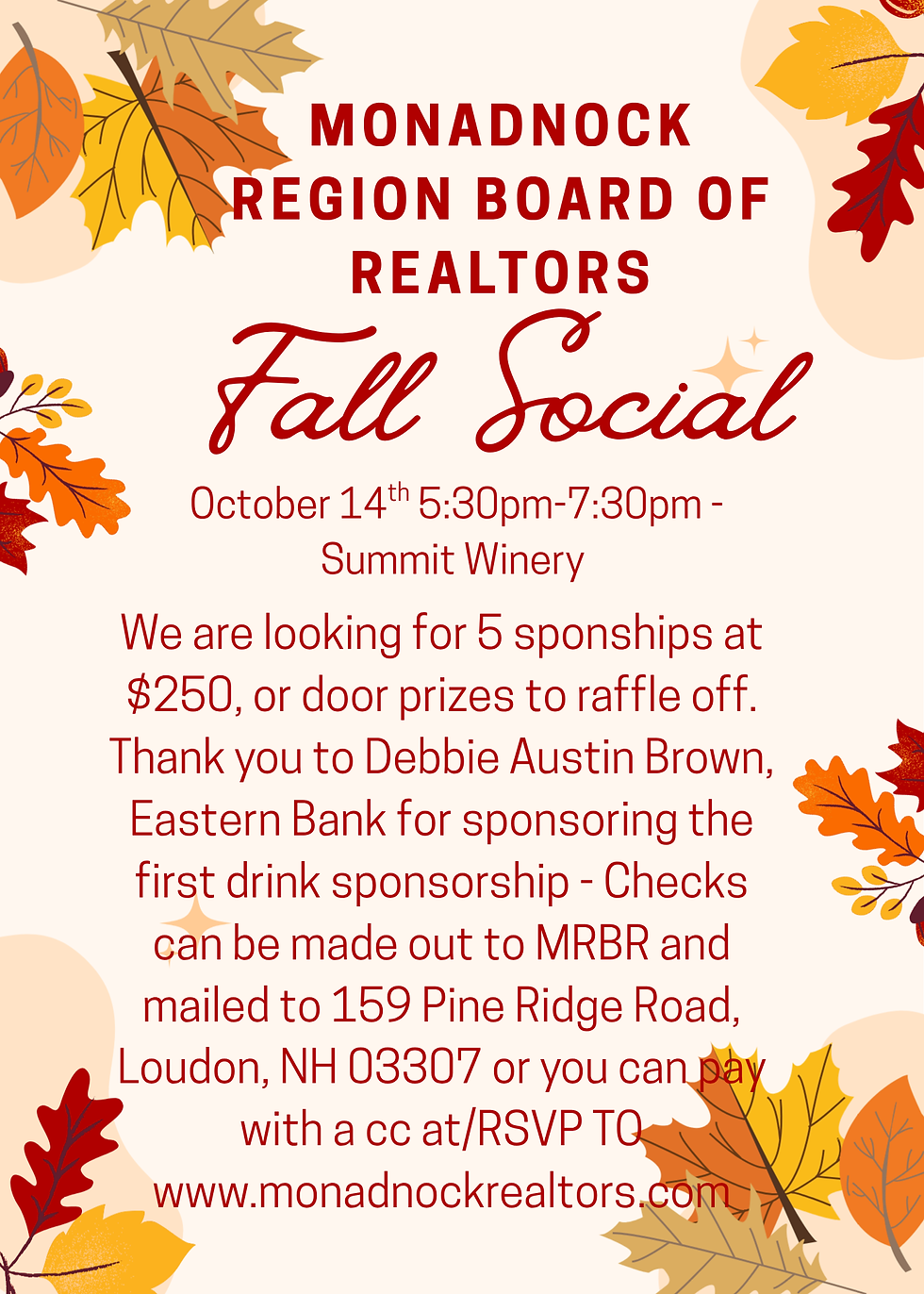 MRBR Fall Social