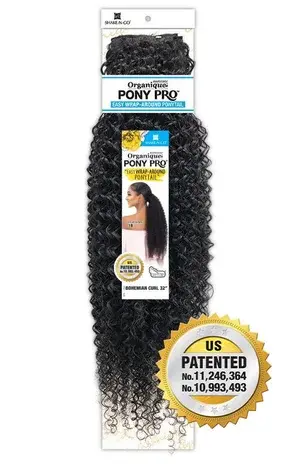 Thumbnail: SHAKE N GO ORGANIQUE PONY PRO BOHEMIAN CURL 32"