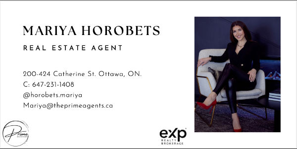 Mariya Horobets, Real Estate Agent, Ottawa