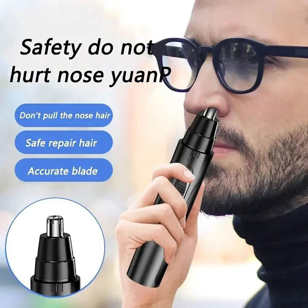 Electric Nose Hair Trimmer Ear and Nose Hair Trimmer Professional Painless Nose