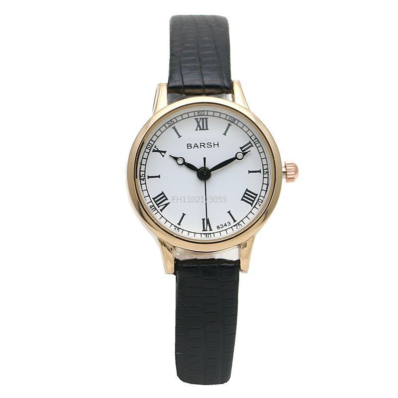 Fashion Student Watch Belt Watch Small Plate Light and Thin Student Exam Watch W