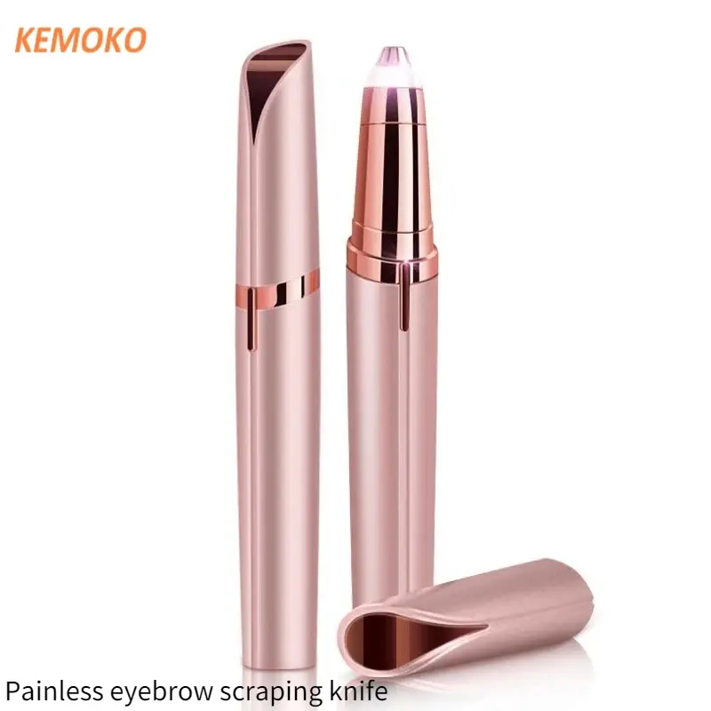 Electric Eyebrow Trimmer Security Hair Removal Eye Brow Epilator USB Charger Min