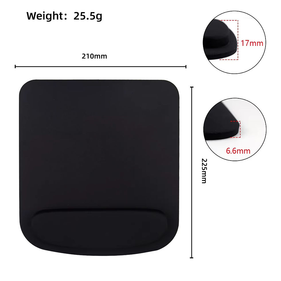 Thumbnail: Computer Game Mouse Pad Environmental Eva Ergonomic Mousepad Wrist Pad Solid Col