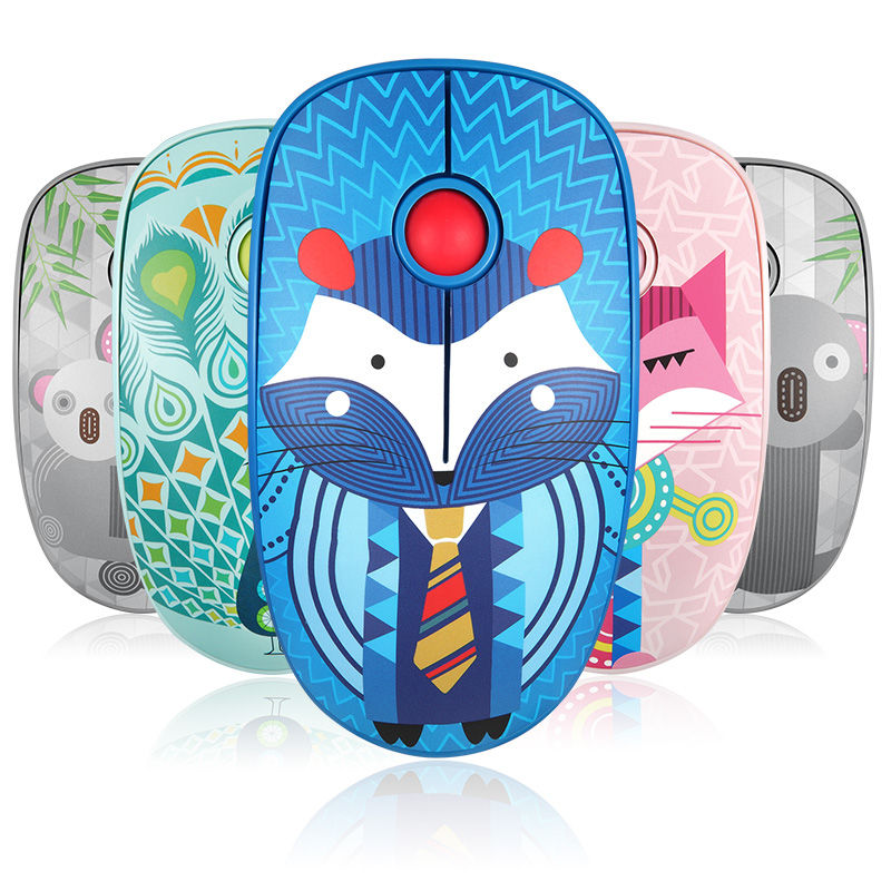 laptop wireless mouse mute cute cartoon Office Games unlimited family mouse