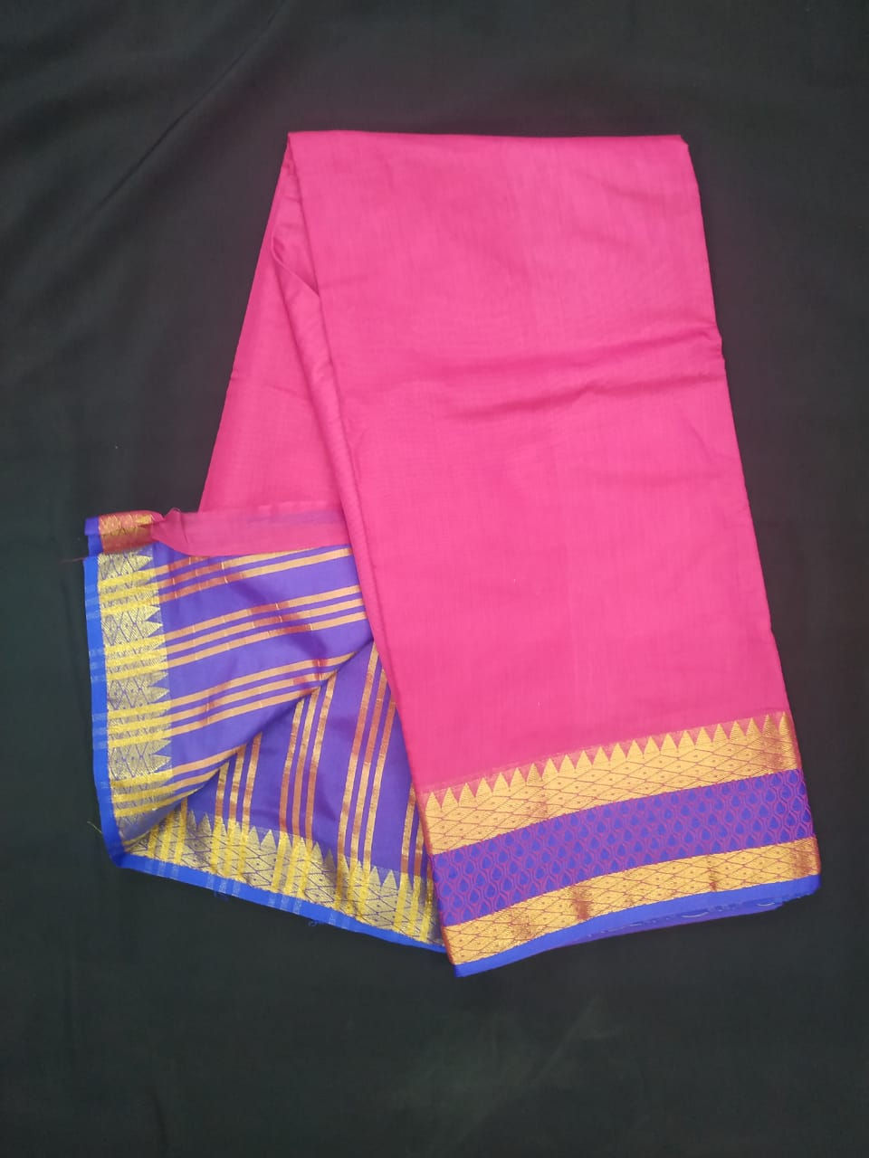 Thumbnail: Plain Cotton Saree