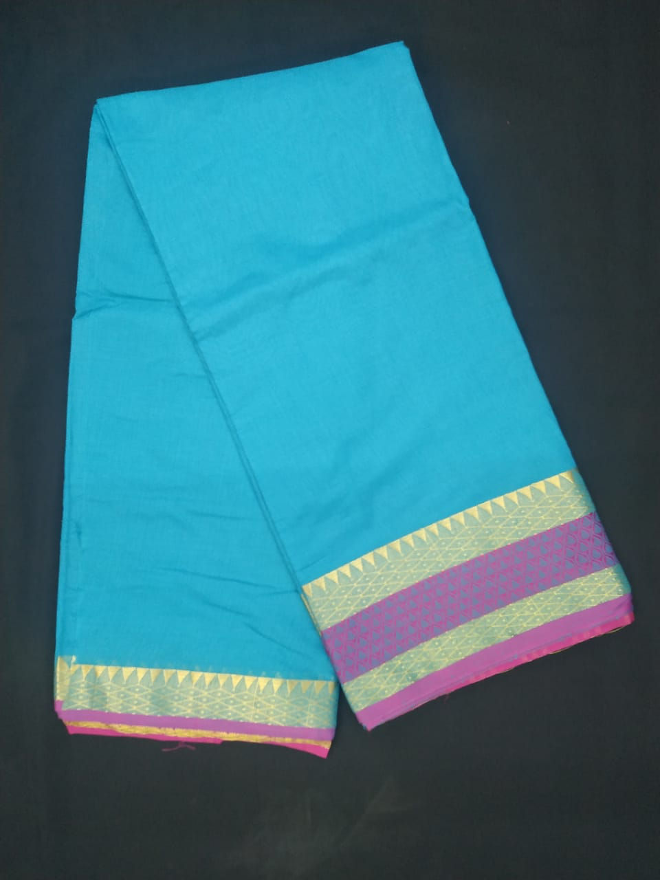 Thumbnail: Plain Cotton Saree