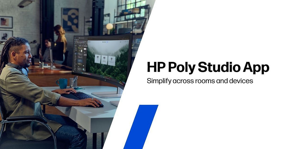 Simplifying Workspaces with the Poly Studio App