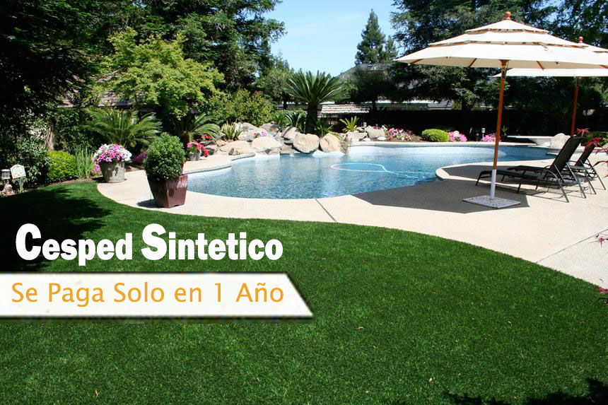 AHORRE EN SU HOGAR Y JARDIN CON CESPED SINTETICO