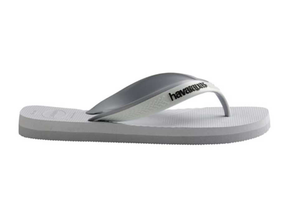 Thumbnail: Havaianas Mens - Dual - White/Ice Grey