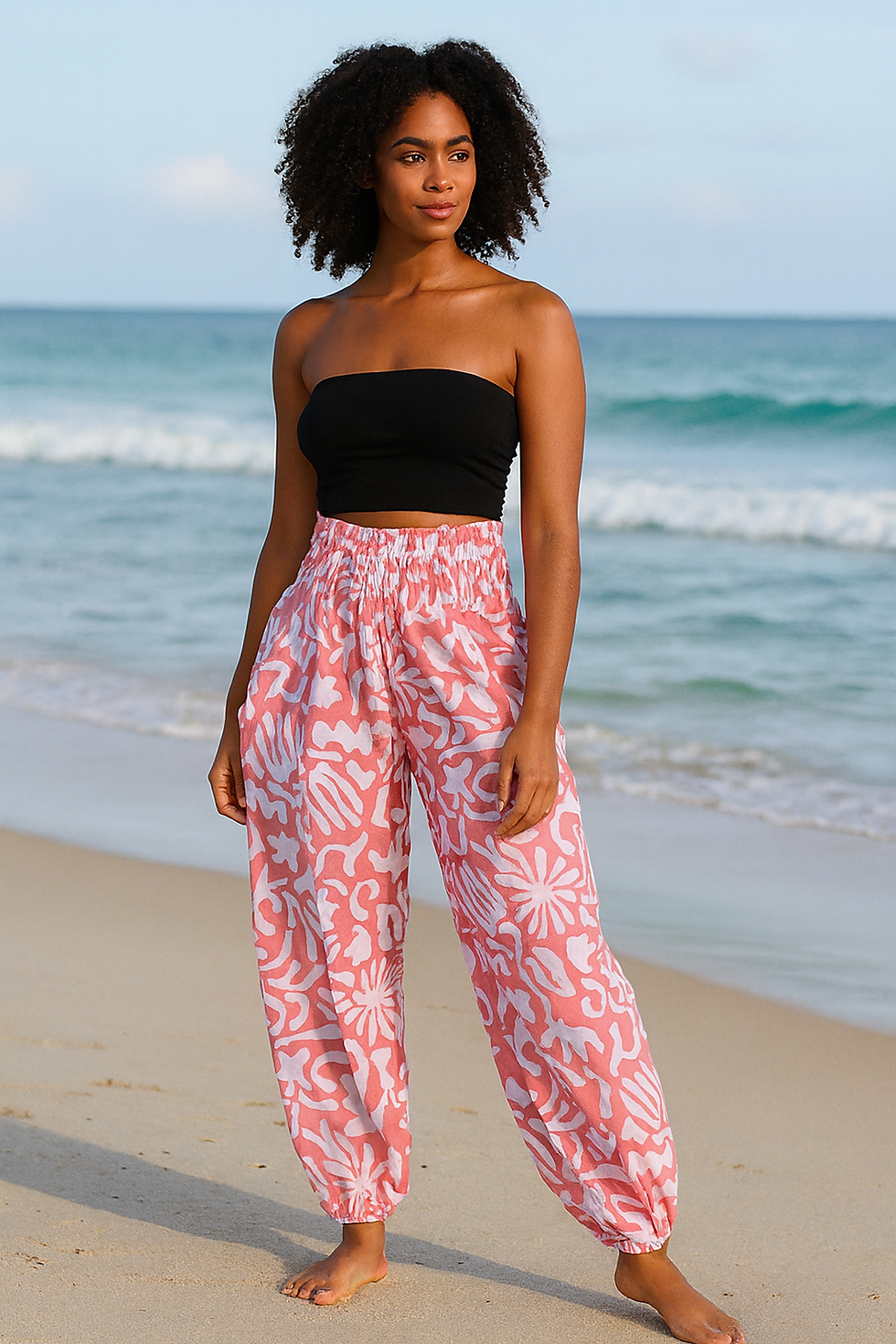 Indoblu - Relaxed Pants - Pink