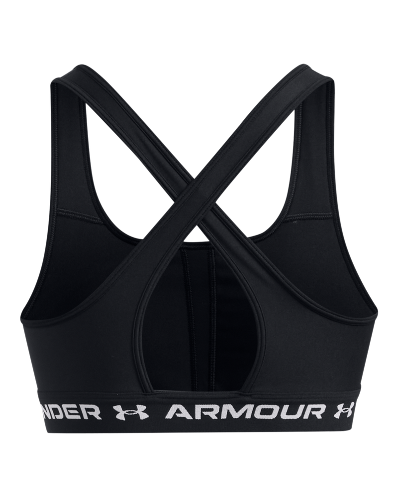 Thumbnail: Women's Armour® Mid Crossback Sports Bra - Black