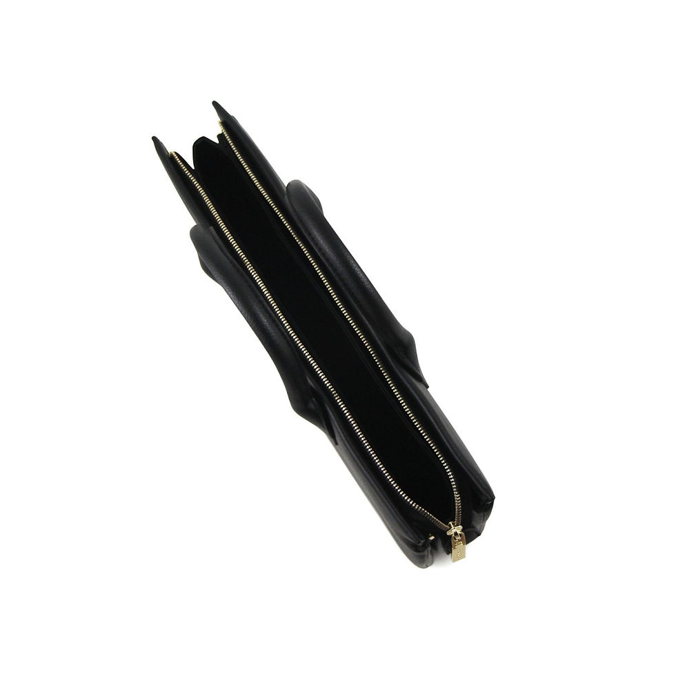 Thumbnail: Laptop Bag – Black – Gold Zip