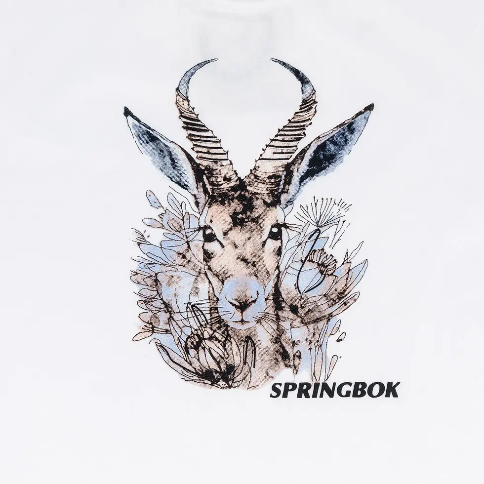 Thumbnail: Artistic Springboks Crew Tee - White