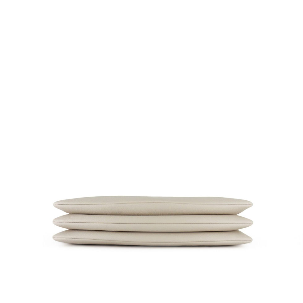 Thumbnail: Laptop Bag – Oatmeal – Silver Zip
