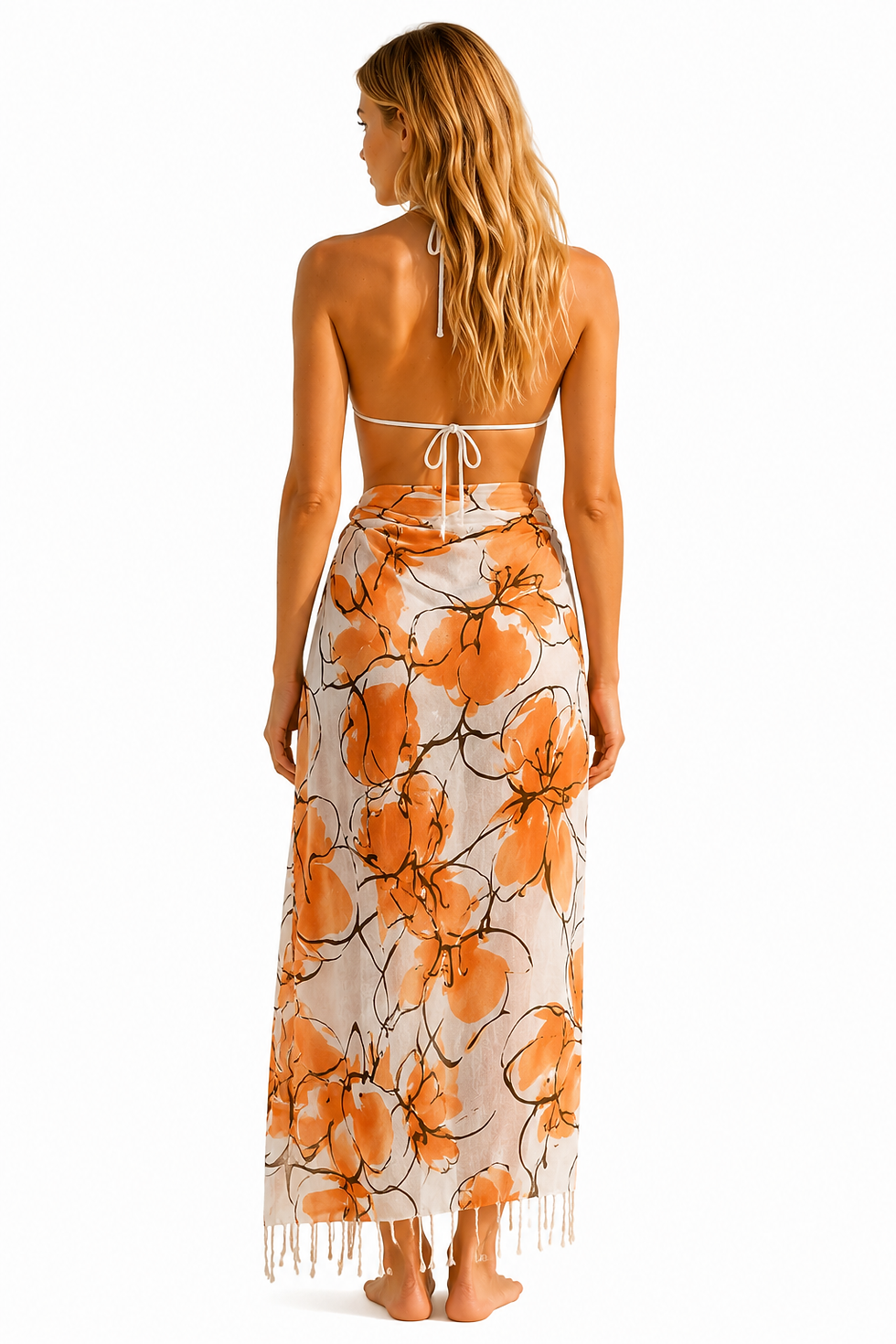 Thumbnail: Indoblu - SRG - Sarong - Floral Yellow
