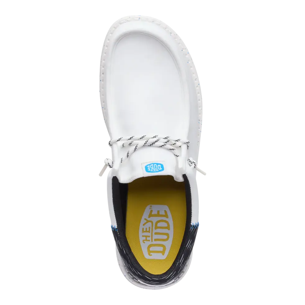 Thumbnail: Hey Dude - Men's Wally Funk Jersey Jacquard - White/Multi