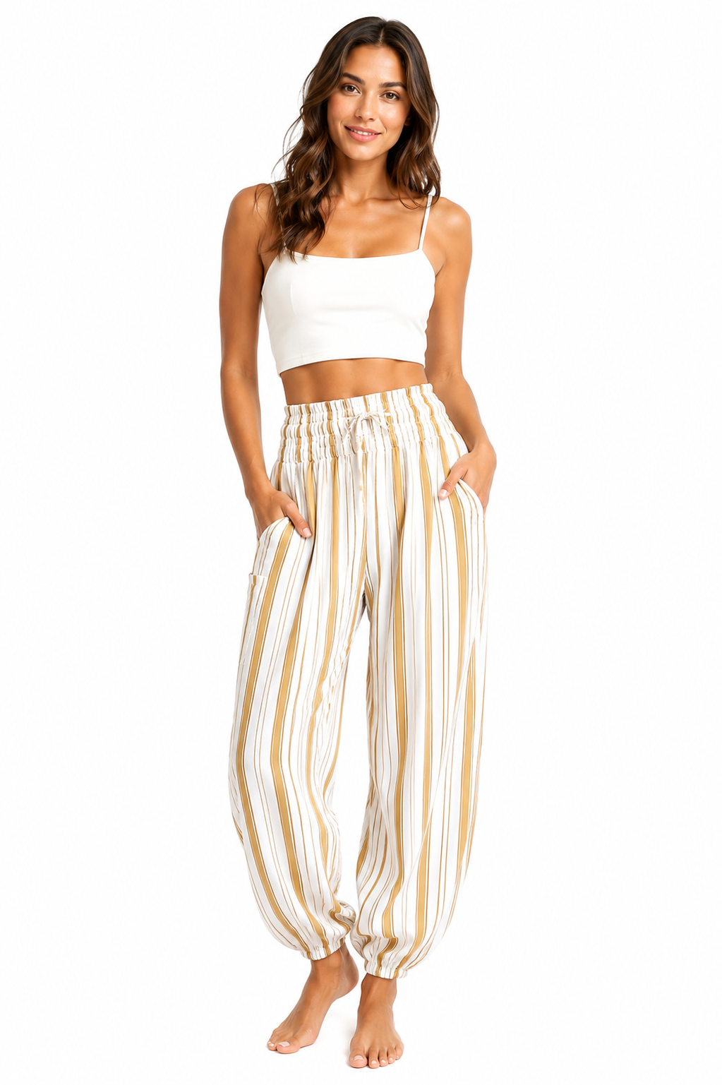 Indoblu - Relaxed Pants - Coksu