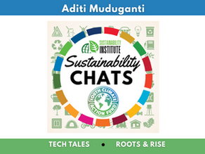 Sustainability Chats - YCAF: Aditi Muduganti