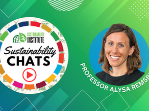 Sustainability Chats - Professor Alysa Remsburg