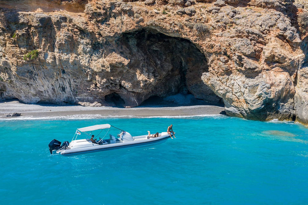 Rental boat off beach..jpg