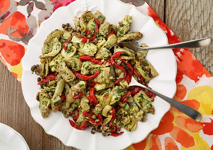 Roasted Artichoke Salad