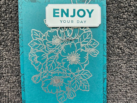 Tone on tone stamping