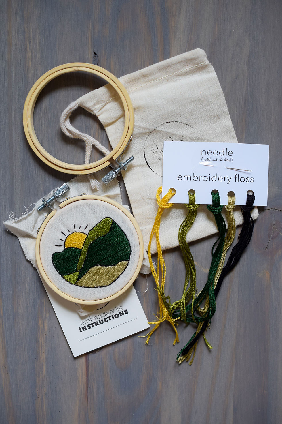 Thumbnail: Shenandoah Sunrise Beginners Embroidery Kit