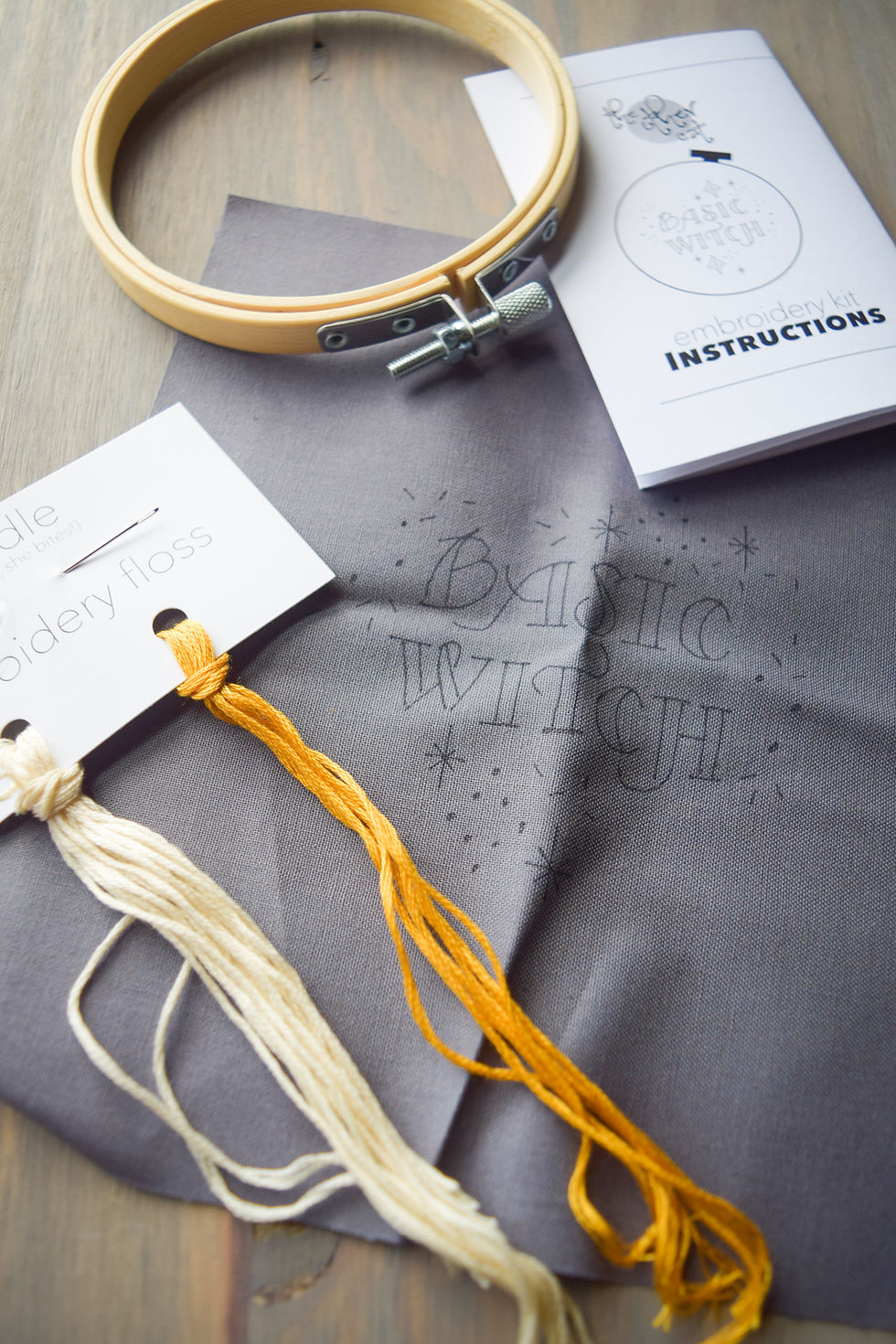 Thumbnail: Basic Witch Beginners Embroidery Kit