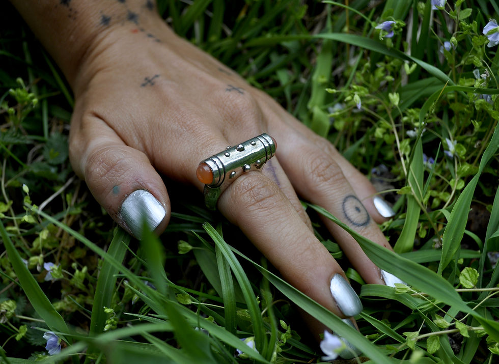 Thumbnail: KALA RING • MANDARIN AGATE • US 6