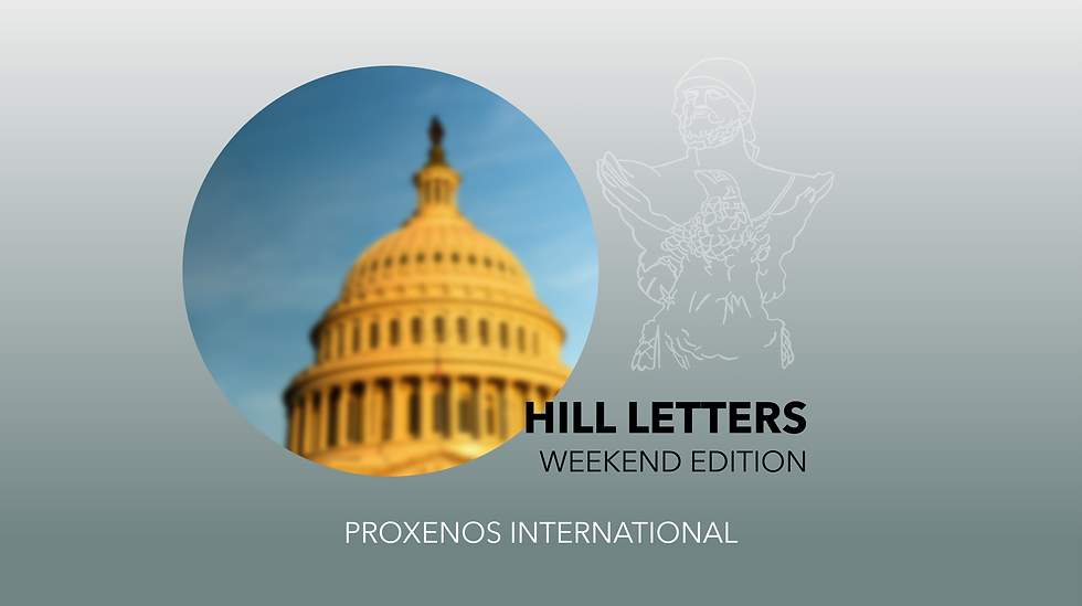 Letters that Members of Congress have written and signed on to lately.