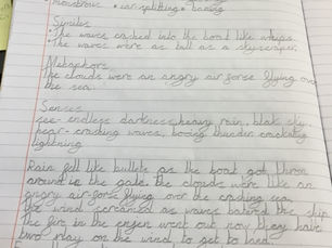 Class Three- Descriptive Writing